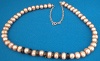 Champagne Pearl and Smokey Quartz Necklace