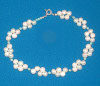 Pearl and Amazonite choker necklace