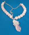 Rose Quartz Pendant Necklace