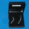 Zircon & Saphire dangle earrings