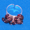 January Birthstone Adjustable Birthstone ring (Garnet)