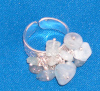 March Adjustable Birthstone ring (Aquamarine)