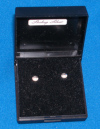 5mm Sterling Silver button stud earrings.
