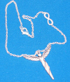 Infinity Angel Pendant necklace