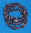 Iolite memory wire bracelet