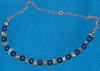 Lapis Lazuli rounds and Pyrite chip Necklace