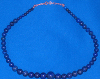 Lapis Lazuli Graduated rounds necklace