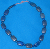 Lapis Lazuli rectangles and rounds necklace